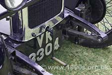 Starting handle of an old car