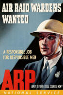 small image - World War Two ARP poster advertising for wardens