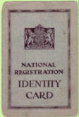 identity card from World War Two