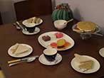 table set for basic meal