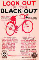 small image of poster on WW2 blackout regulations for bicycles