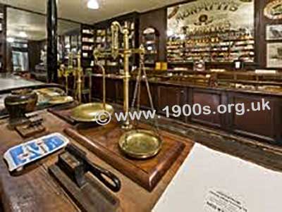 nside an old tobacconist shop