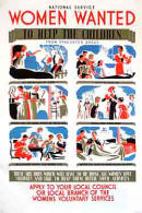 small image - poster 2 seeking women to help with the WW2 evacuation of children