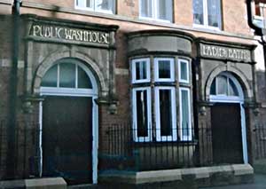 outside of old public baths
