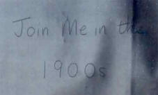 Used carbon paper viewed in a mirror making the writing revert back to normal non-mirror writing
