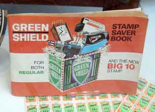 Green shield stamp book