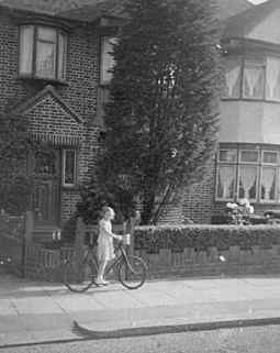 9 Brook Avenue, Edgware, Middlesex, England in the late 1940s.