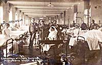 Alexandra West ward of Edmonton Military Hospital in World War One