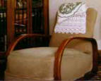chair, part of a three piece suite bought in 1938 for &pound;15-5-0
