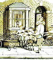 Front approach to a Victorian/Edwardian house on a typical housing estate