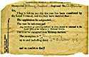 Certificate of exemption from Military Service in the WW1, UK.
